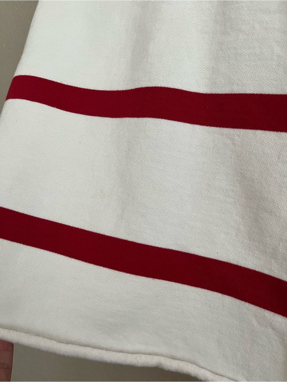 Polo Ralph Lauren Striped Polo USA Graphic Cropped Sweatshirt Medium - Picture 7 of 11